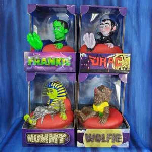 Spooky Toobers Frankenstein Dracula Mumie Werwolf Bad Whirlpool Classic Monsters - Bild 1 von 10