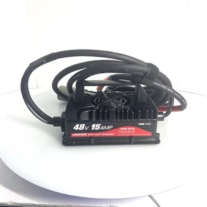 15 AMP Golf Cart Charger for 48 Volt EZGO & TXT with 3-Pin Delta-Q Plug - Photo 1/24