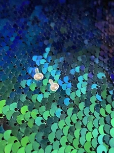 Barbie Puppe 70er, 80er Jahre, Superstar Vintage Diamant OHRRINGE Silber - Bild 1 von 3