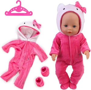 Puppenkleidung, Puppen Kleidung 36-43 cm, 1 Stück Puppenkleidung + Socken + Klei - Bild 1 von 6
