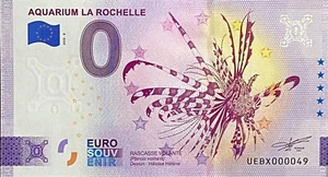BILLET 0 EURO AQUARIUM DE LA ROCHELLE TASCASSE VOLANTE 2024 NUMERO 12 A 49 - Photo 1/1