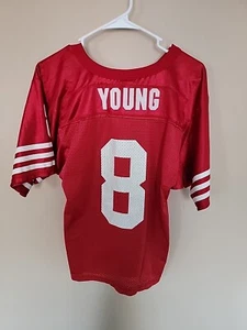 #8 Steve Young San Francisco 49ers Wilson Team NFL Youth Home Jersey. Size M - Picture 1 of 4