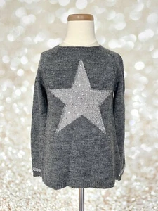 Girls Benetton Star Sequins Sweater sz CM - Picture 1 of 6