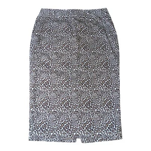 Liz Claiborne Y2k Long Skirt 8 Animal Print Pencil Pockets Mob Wife Sexy Glam - Picture 1 of 4