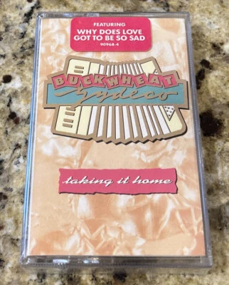 Buckwheat Zydeco  Taking It Home Cassette Tape  1988 790968-4 Island NEW - Image 1 of 3
