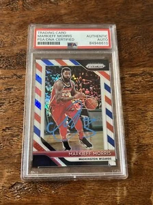 Markieff Morris IP Signed Prizm Card Psa Dna Coa Slab Autographed Wizards - Picture 1 of 2
