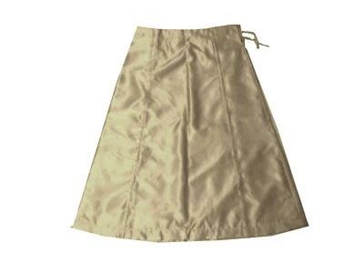 Under skirts Satin Long 41 Color innerwear Women's Wear Petticoat Skirt S56 - Image 1 of 4
