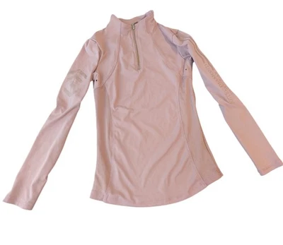 Top elástico de manga larga rosa ecuestre diamante azteca XS Foto 1 de 4