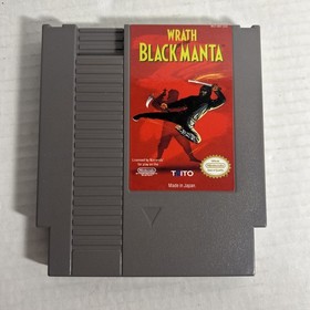 Wrath of the Black Manta NES (Nintendo Entertainment System 1990)