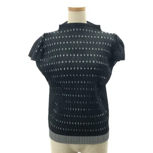 Pleats Please Issey Miyake Dot Layered Pleated Cut and Sew Top Japan Rare - Picture 1 of 5