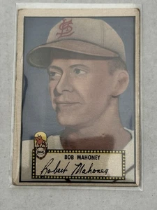 1952 Topps - Bob Mahoney #58 Black Back (RC) - Picture 1 of 2
