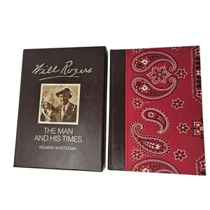 Will Rogers The Man and His Times HC Slipcase Richard Ketchum American Heritage - Picture 1 of 12