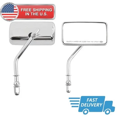 Espejos retrovisores laterales para motocicleta de 8/10 mm para Victory Hammer 8 bolas Cross Roads Kingpin Foto 1 de 4