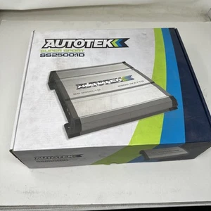 Autotek SS2500.1D Super Sport Series 2500 Watts Peak Power Class D Mono - Picture 1 of 2