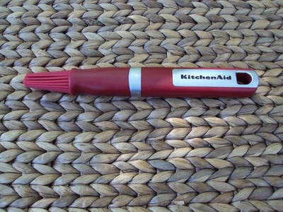 KitchenAid Pastry Basting Brush Empire Red Silicone Stainless NOS New, No tags - Image 1 of 2