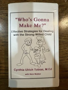 Who's Gonna Make Me? VHS Parenting Educational Cynthia Ulrich Tobias w Booklet - Picture 1 of 5