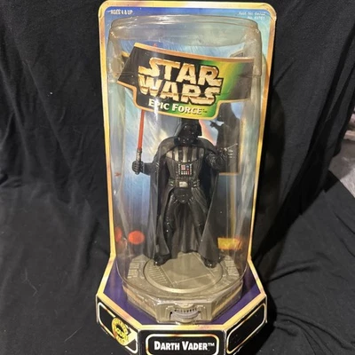 Figura giratoria Kenner 1997 Star Wars Epic Force Darth Vader (sellada) Foto 1 de 4