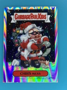 2024 Garbage Pail Kids Chrome 7 #254a Chris Mess Lava Refractor - Picture 1 of 2