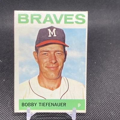 1964 Topps #522 Bobby Tiefenauer Milwaukee Braves - Image 1 of 4