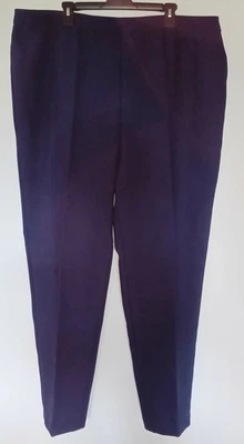 Pantalones para mujer talla 26 altos doblados azul marino nuevos sin etiquetas Foto 1 de 3