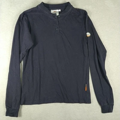 Camisa de trabajo Rasco FR Henley manga larga para mujer talla Pequeño CAT 2112 azul marino Foto 1 de 4