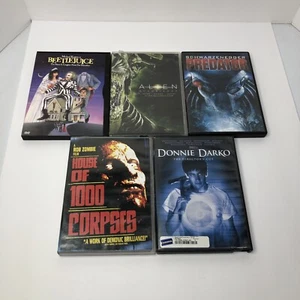 Lot of 8 Horror Movies Alien Quadrilogy Predator Beetlejuice Donnie Darko House. - Picture 1 of 3