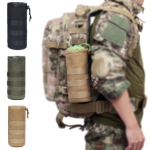 Sac De Bouteille D'eau Tactique Molle 1000d Nylon Porte Bouteille Extérieur Bag - Imagen 1 de 18