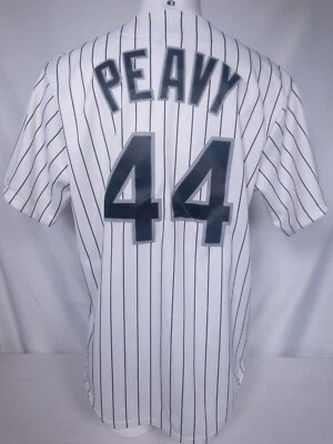 Camiseta deportiva para hombre Jake Peavy #44 Chicago White Sox MLB majestuosa blanca local GRANDE Foto 1 de 4