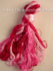 Chinese 100%real natural mulberry silk,hand-dyed embroidery silk floss/thread - Picture 1 of 4