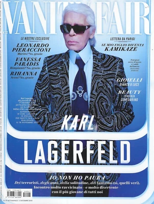 Vanity Fair Magazine Karl Lagerfeld Vanessa Paradis Rihanna John Boyega 2015 - Image 1 of 4