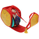 Tibetisches Handtrommel-Set mit Tasche für Meditation und Heilung