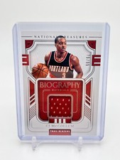 2022-23 Panini National Treasures CJ McCollum Patch /99 #BGM-MCC WC
