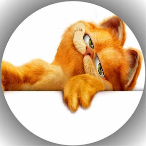 Ostia per torta compleanno festa immagine torta fondente - cialda Garfield P15 - Foto 1 di 1