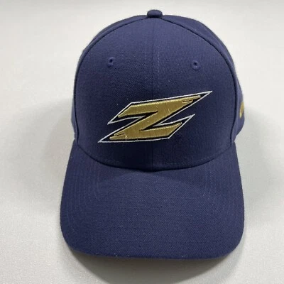 Akron Zips Hat Cap Men’s Navy Blue Strapback NCAA Football Embroidered New Era - Image 1 of 4