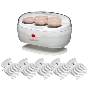 Conair Ceramic Hot Rollers for Long, Medium, and All Hair - 5 Jumbo Rollers - Picture 1 of 7