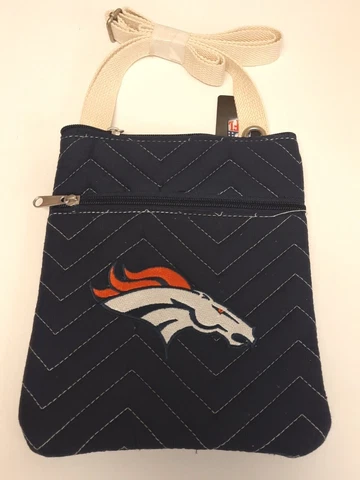 Denver Broncos Quilted Crossbody Purse NFL Football NEW Cover