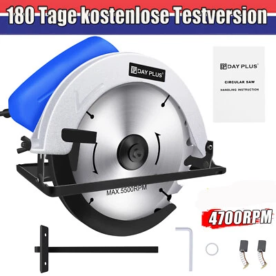 Tauchsäge Handkreissäge Säge Kreissäge 3600W Tauchkreissäge mit Führungsschiene - Bild 1 von 4