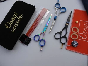 Select Color_60 DaysWarranty 5.5" Prof Hairdressing Hair Scissors_Japanese Steel - Picture 1 of 11