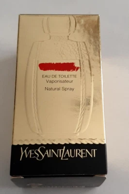 RARE FLACON VIDE YVES SAINT LAURENT CHAMPAGNE BARRE 50 ml EAU DE TOILETTE - Photo 1/4