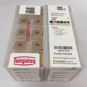 TUNGALOY CNMG432-TM CNMG120408-TM T9125 100pcs Carbide Inserts(High-quality) - Picture 1 of 6
