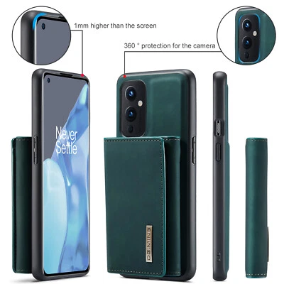 For OnePlus 9/9 Pro/9R PU Leather Back Card Slot Wallet Flip Stand Phone Case - Image 1 of 4