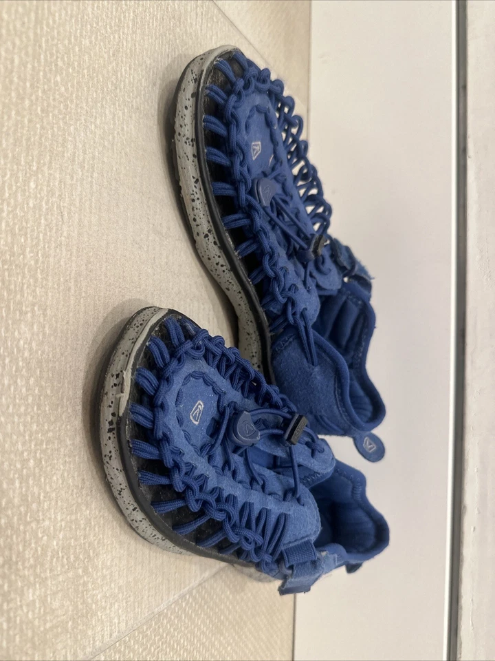 Keen Bungee Sport Sandals Kids Youth size 1 US 13EU Blue Water Shoes repaired - Image 1 of 4