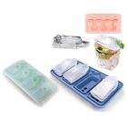 Unique Ship Shaped Silicone Ice Molds Innovative Ice Storage Tray Molds with Lid