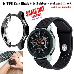 2 Assessory Schutzhülle 22mm Kautschukband Band Samsung Galaxy Watch 46mm USA - Bild 1 von 1