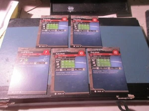 War at Sea - Five German Warship/Plane Cards - Card Only - Karlsruhe, Stuka - Picture 1 of 1