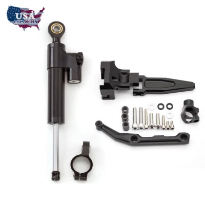 For Yamaha FJ-09 /MT-09 Tracer 2015-2020 Steering Damper Stabilizer Mount Kit US - Image 1 of 4
