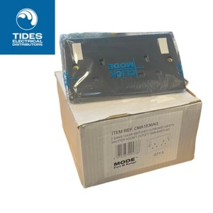 5 x Click Mode 13A 2 Gang DP Outboard Switched Double Socket - CMA1836AG - Picture 1 of 3
