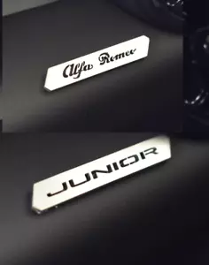 PLACCA ALFA ROMEO JUNIOR IBRIDA 136 ELETTRICA 156 SPECIALE BEV MILANO - Foto 1 di 5