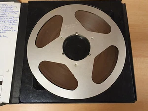 10" (26,50 CM) METAL REEL TAPE SCOTCH IN ORIGINAL BOX #789 - Imagen 1 de 3