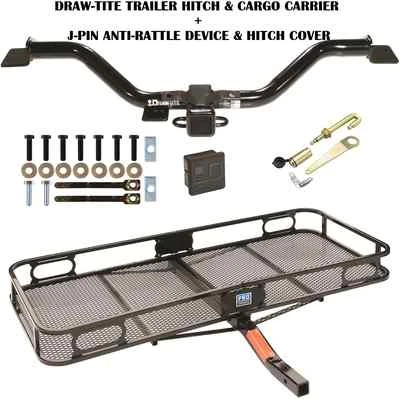 Enganche de remolque para 07-09 Saturn Outlook cesta de carga cerradura y cubierta Foto 1 de 4